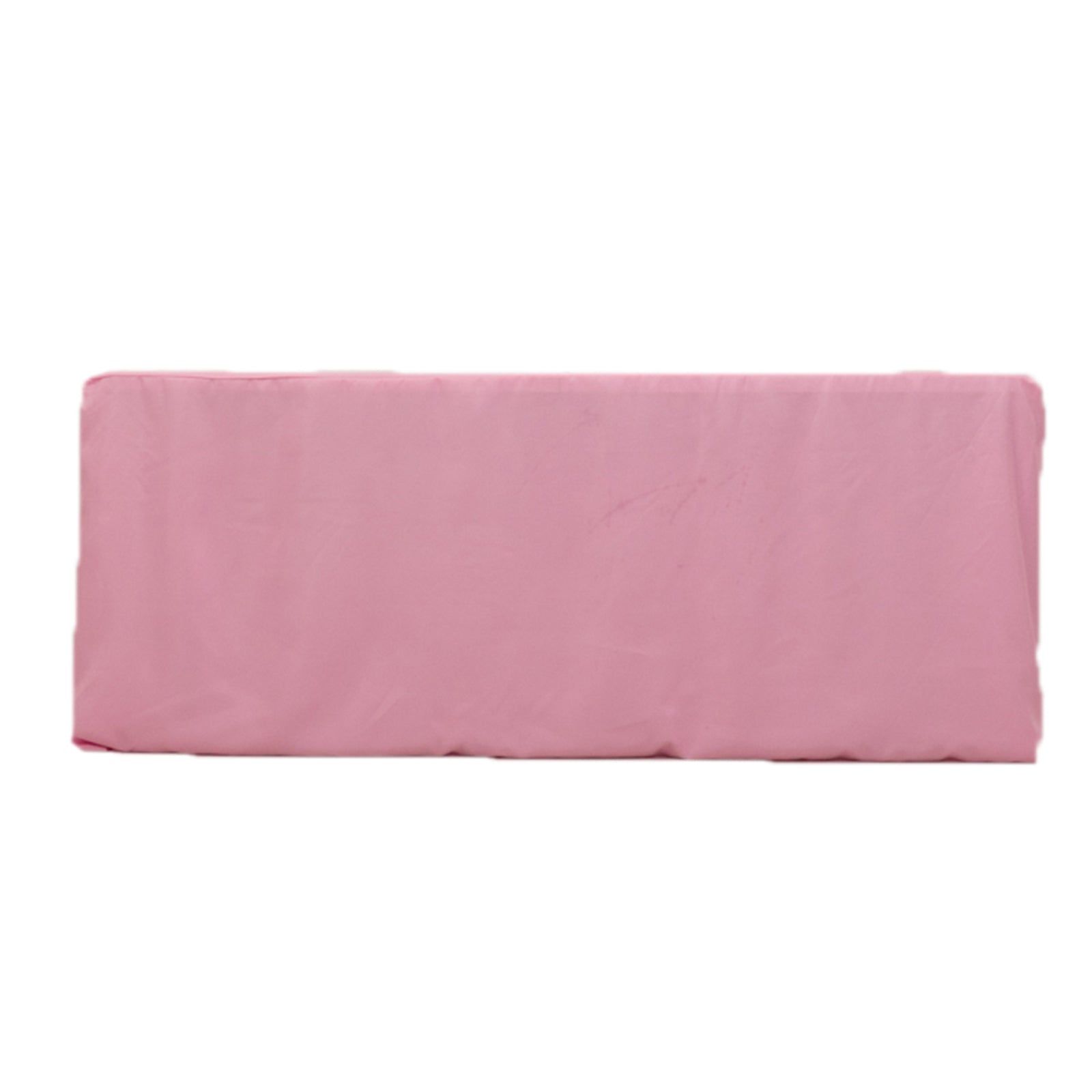 Fitted Polyester 72"x30" Rectangle Tablecloth Pink - Durable and Easy to Maintain Table Cover - Bell Racket Store