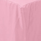 Fitted Polyester 72"x30" Rectangle Tablecloth Pink - Durable and Easy to Maintain Table Cover - Bell Racket Store