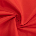 Fitted Polyester 72"x30" Rectangle Tablecloth Red with Open Back Design - Easy to Maintain and Wrinkle - Resistant Table Cover - Bell Racket Store