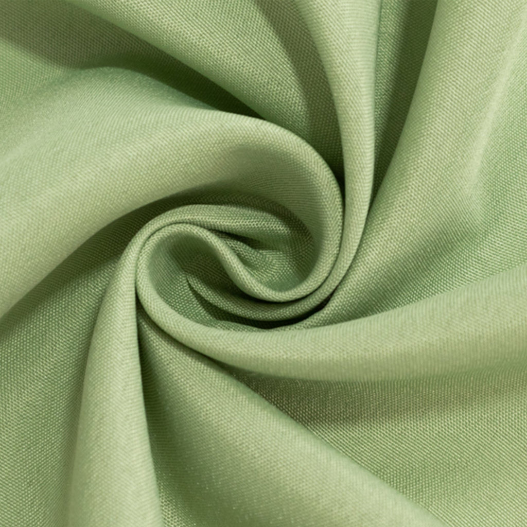 Fitted Polyester 72"x30" Rectangle Tablecloth Sage Green - Durable and Easy to Maintain Table Cover - Bell Racket Store
