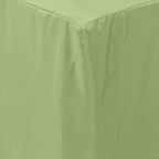 Fitted Polyester 72"x30" Rectangle Tablecloth Sage Green - Durable and Easy to Maintain Table Cover - Bell Racket Store
