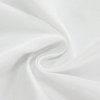 Fitted Polyester 72"x30" Rectangle Tablecloth White with Open Back Design - Easy to Maintain and Wrinkle - Resistant Table Cover for Trade Shows & Displays - Bell Racket Store