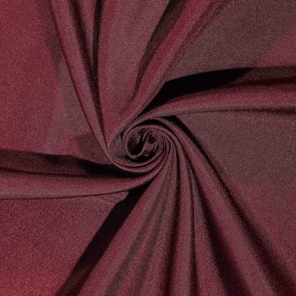Fitted Polyester 96"x30" Rectangle Tablecloth Burgundy - Durable and Easy to Maintain Table Cover - NestOCart