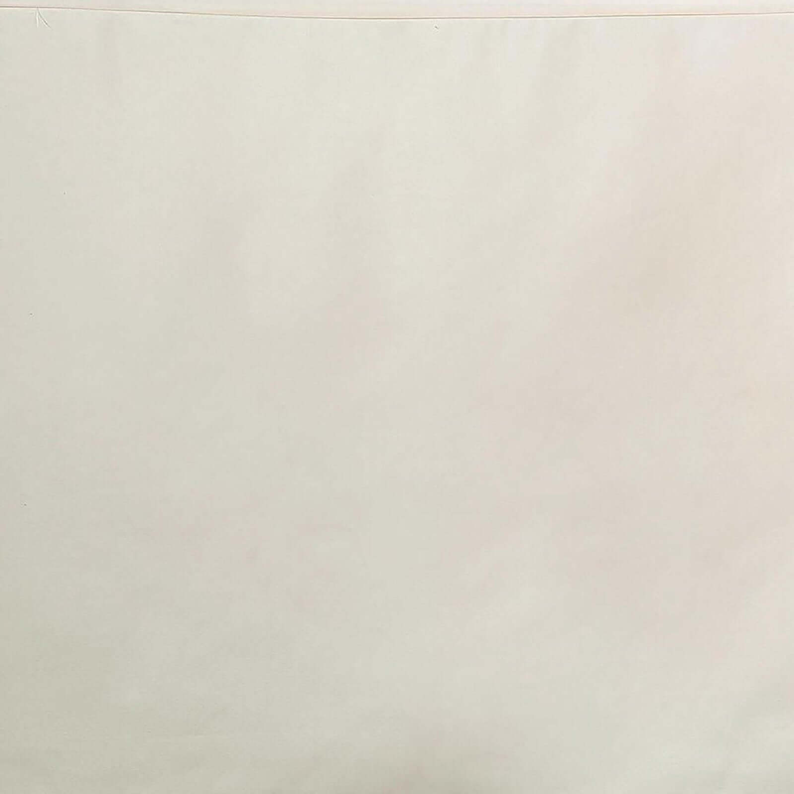 Fitted Polyester 96"x30" Rectangle Tablecloth Ivory - Durable and Easy to Maintain Table Cover - NestOCart