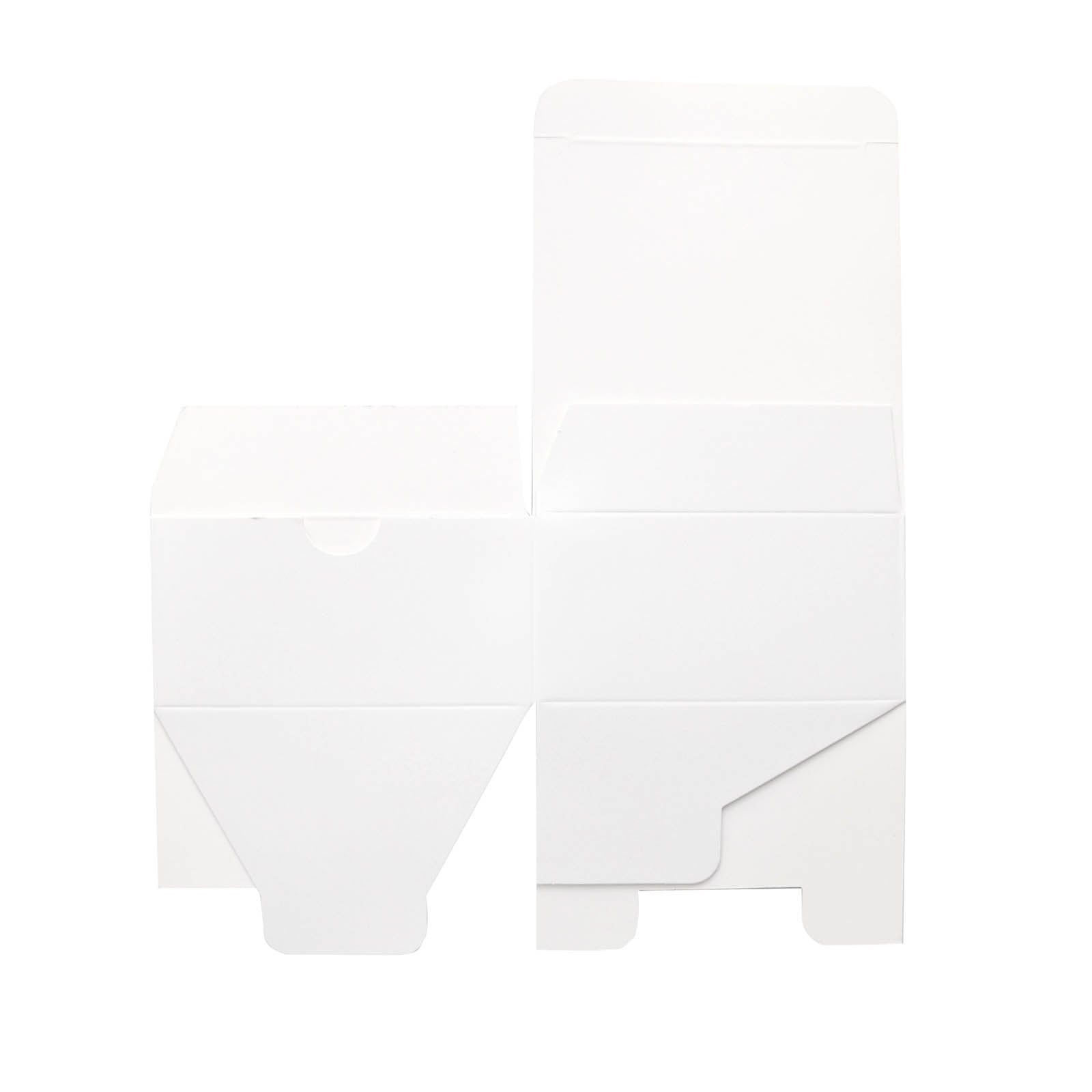 100 Pack White Cake Party Favor Boxes, 4"x4"x2" Cupcake Gift Boxes