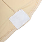 Spandex 30" Round Cocktail Table Cover Beige - Easy to Maintain Stretch Fitted Highboy Tablecloth