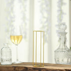 8" Tall Gold Freestanding 3D Decorative Wire Letter, Wedding Centerpiece - I