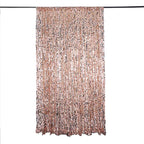 8ftx8ft Blush Big Payette Sequin Event Curtain Drapes, Backdrop Event Panel