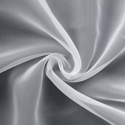 5 Pack Chiffon Chair Sashes White - Soft & Lightweight Designer Chair Bows for Stylish DIY Chair Accents 22"x78"