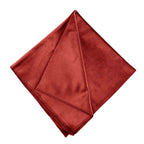 5 Pack Premium Velvet 20"x20" Napkins Burgundy - Soft Sheen Finish Cloth Napkins