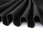 100% Cotton 90"x90" Table Overlay Square Tablecloth Black Linen - Soft & Breathable Fabric Table Topper