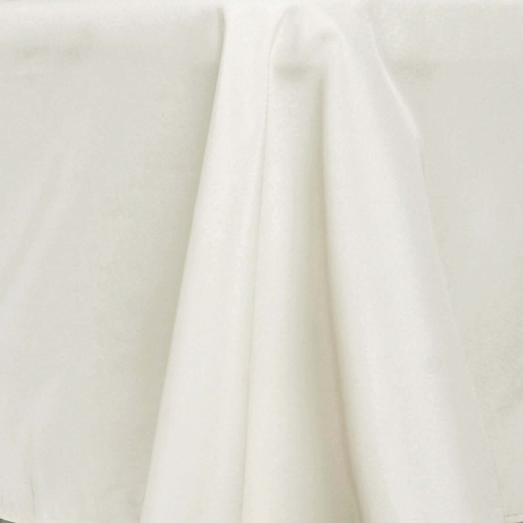 Polyester 54"x96" Rectangle Tablecloth Ivory - Wrinkle-Resistant & Easy-to-Care Table Cover