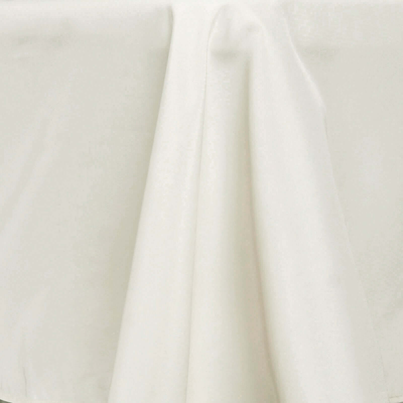 Polyester 54"x96" Rectangle Tablecloth Ivory - Wrinkle-Resistant & Easy-to-Care Table Cover