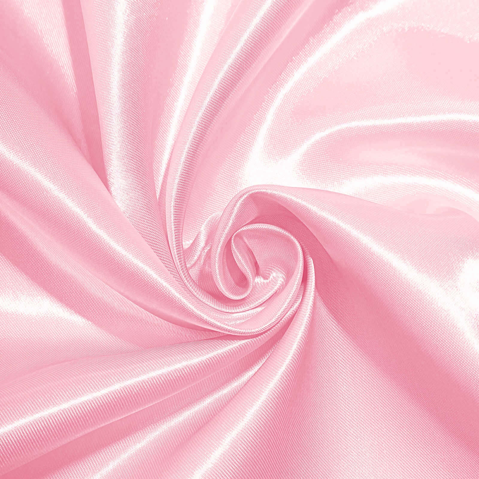 5 Pack Satin 20"x20" Napkins Blush - Luxurious Shine & Smooth Dinner Napkins