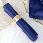 5 Pack Premium Velvet 20"x20" Napkins Royal Blue - Soft Sheen Finish Cloth Napkins