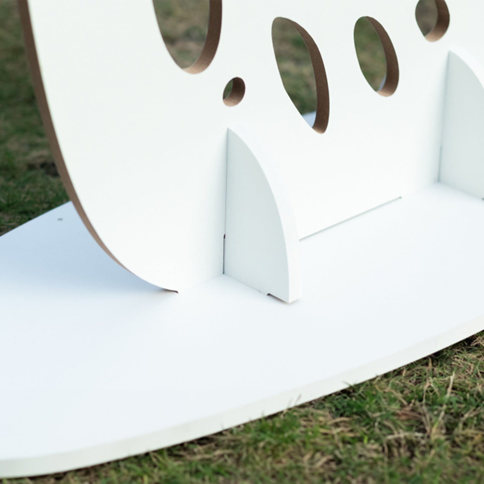 Freestanding Wooden Butterfly Wings Backdrop, Large Butterfly Cut - Out Stand Photo Prop - White, 4.5ftx3.5ft - Bell Racket Store