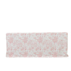 French Toile Fitted Tablecloth 6ft â€“ Pink & White Rectangular Polyester Wrinkle - Resistant Table Cover - Bell Racket Store