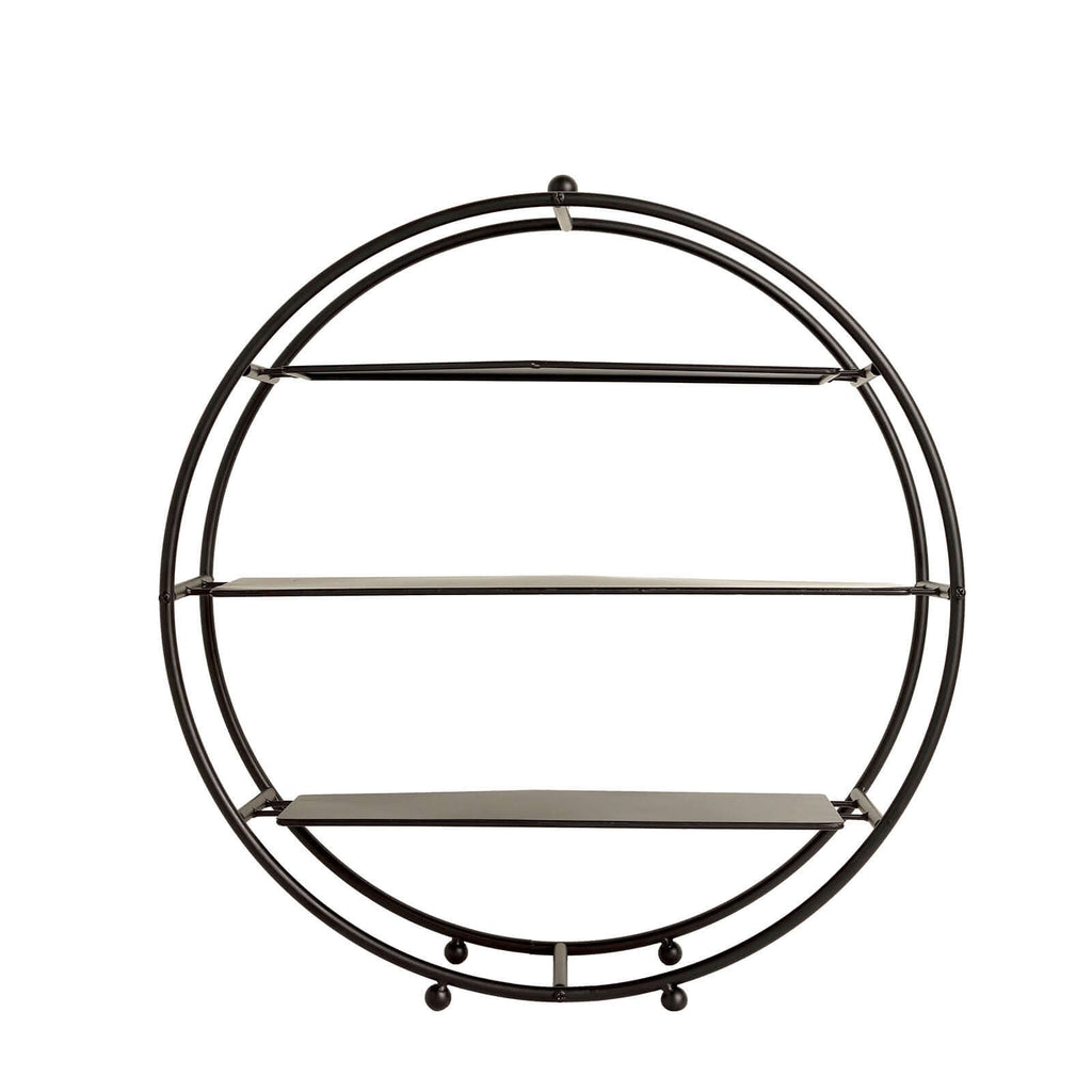 3-Tier Metal Round Cupcake Stand Matte Black - Stylish Dessert Holder Appetizer Display for Modern Weddings Dessert Buffets & Celebrations 21"