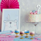 12-Pack Plastic Dessert Cup Candy Dishes Gold - Decorative Mini Pedestal Stands for Treats 2"