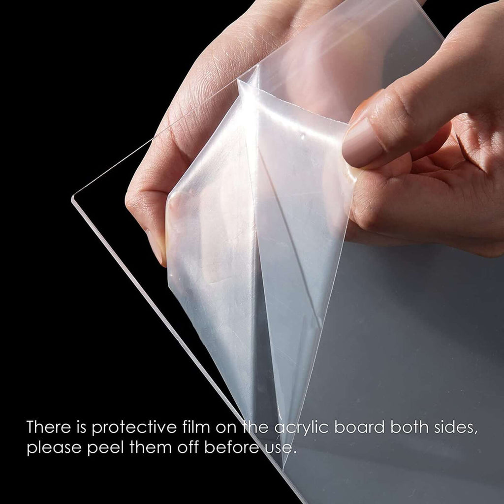 Set of 4 Premium Acrylic Dessert Display Stands Clear - Sleek Multi Level Buffet Riser Serving Tray Platter for Cupcakes Pastries & Appetizers