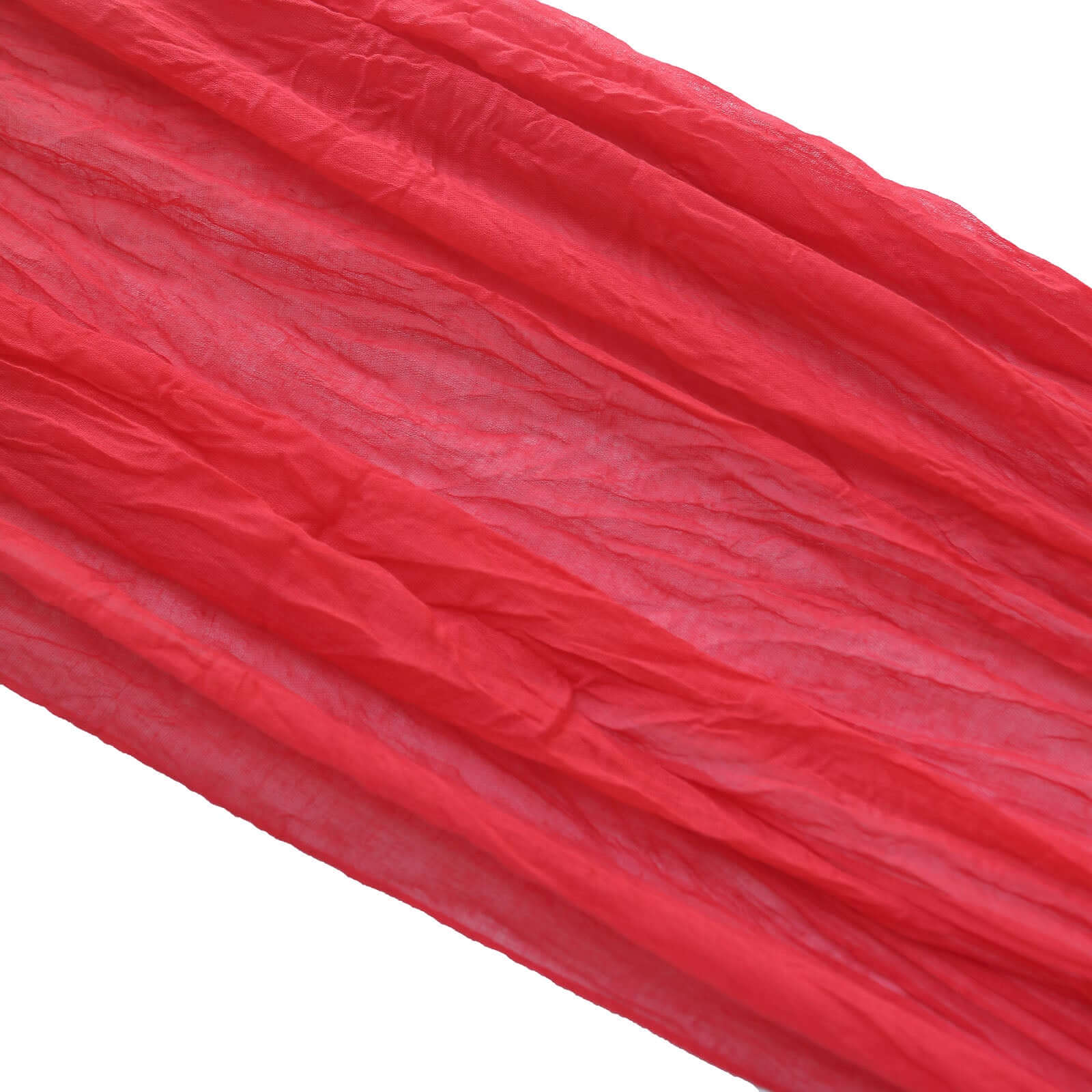 Gauze Cheesecloth 10ft Table Runner Red - Rustic Boho Style - Bell Racket Store