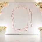 100 Yds 3/8" Rose Gold Metallic Film Tape Adhesive, DIY Floral Wrap Craft Decor Tape - Polyester with Acrylic