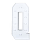 Giant LED Marquee Light Up Letter "Q", White 4ft Pre - Cut Foam Board with 10 Warm White Battery Operated LEDs, Glue Gun and Sticks - Bell Racket Store