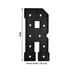 Giant LED Marquee Light Up Letter "R", Black 4ft Pre - Cut Foam Board with 10 Warm White Battery Operated LEDs, Glue Gun and Sticks - Bell Racket Store