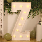 Giant LED Marquee Light Up Letter "Z", White 4ft Pre - Cut Foam Board with 10 Warm White Battery Operated LEDs, Glue Gun and Sticks - Bell Racket Store