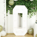 Giant LED Marquee Light Up Number "0", White 4ft Pre - Cut Foam Board with 10 Warm White Battery Operated LEDs, Glue Gun and Sticks - Bell Racket Store