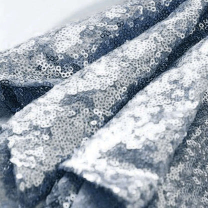 Sequin 20"x20" Napkin Dusty Blue - Shimmering Dinner Napkin