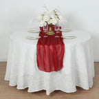 Glitter Gauze 27"x120" Table Runner Red - Sparkling Reusable Sheer Table Linen - Bell Racket Store