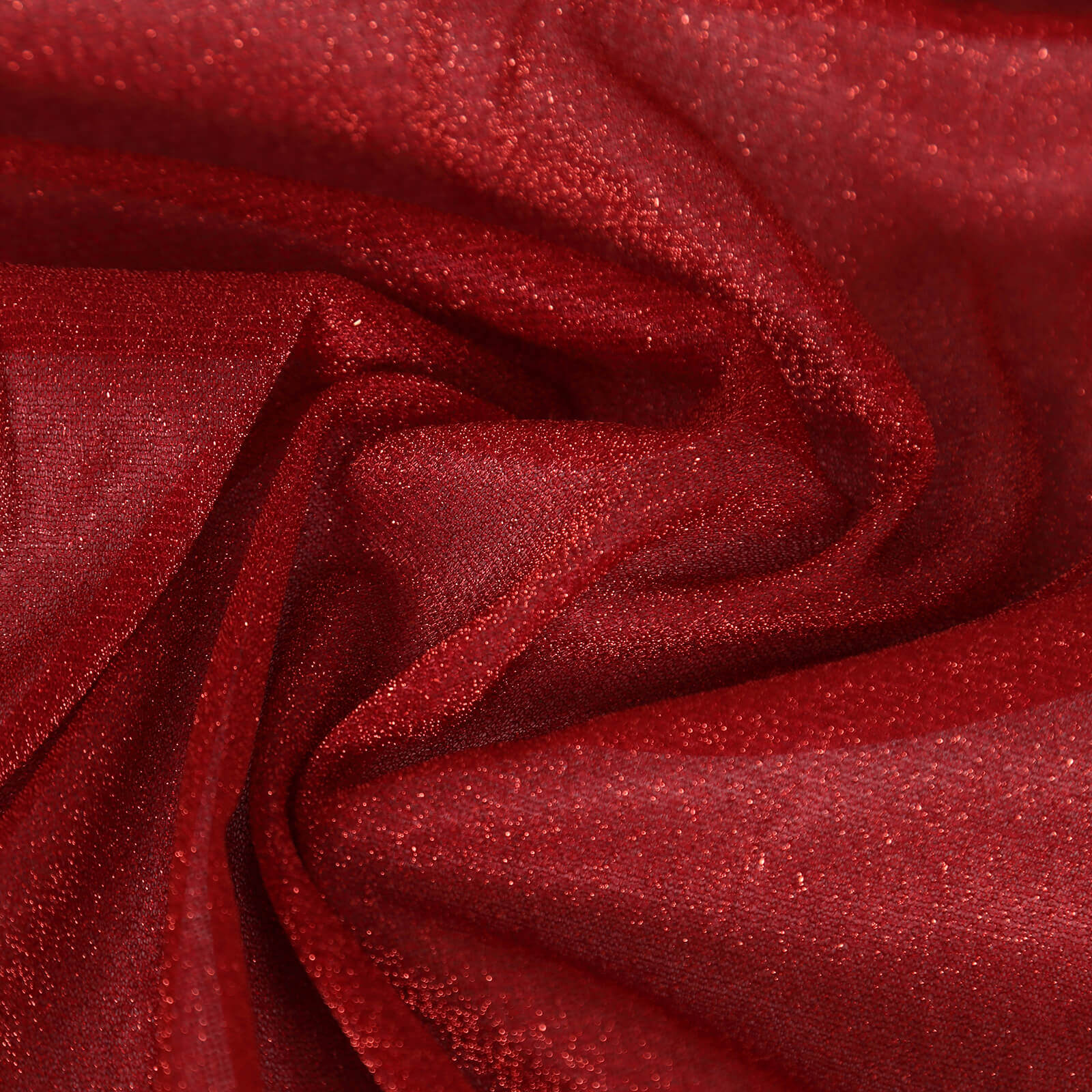 Glitter Gauze 27"x120" Table Runner Red - Sparkling Reusable Sheer Table Linen - Bell Racket Store