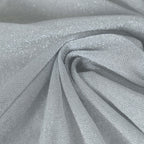 Glitter Gauze 27"x120" Table Runner Silver - Sparkling Reusable Sheer Table Linen - Bell Racket Store