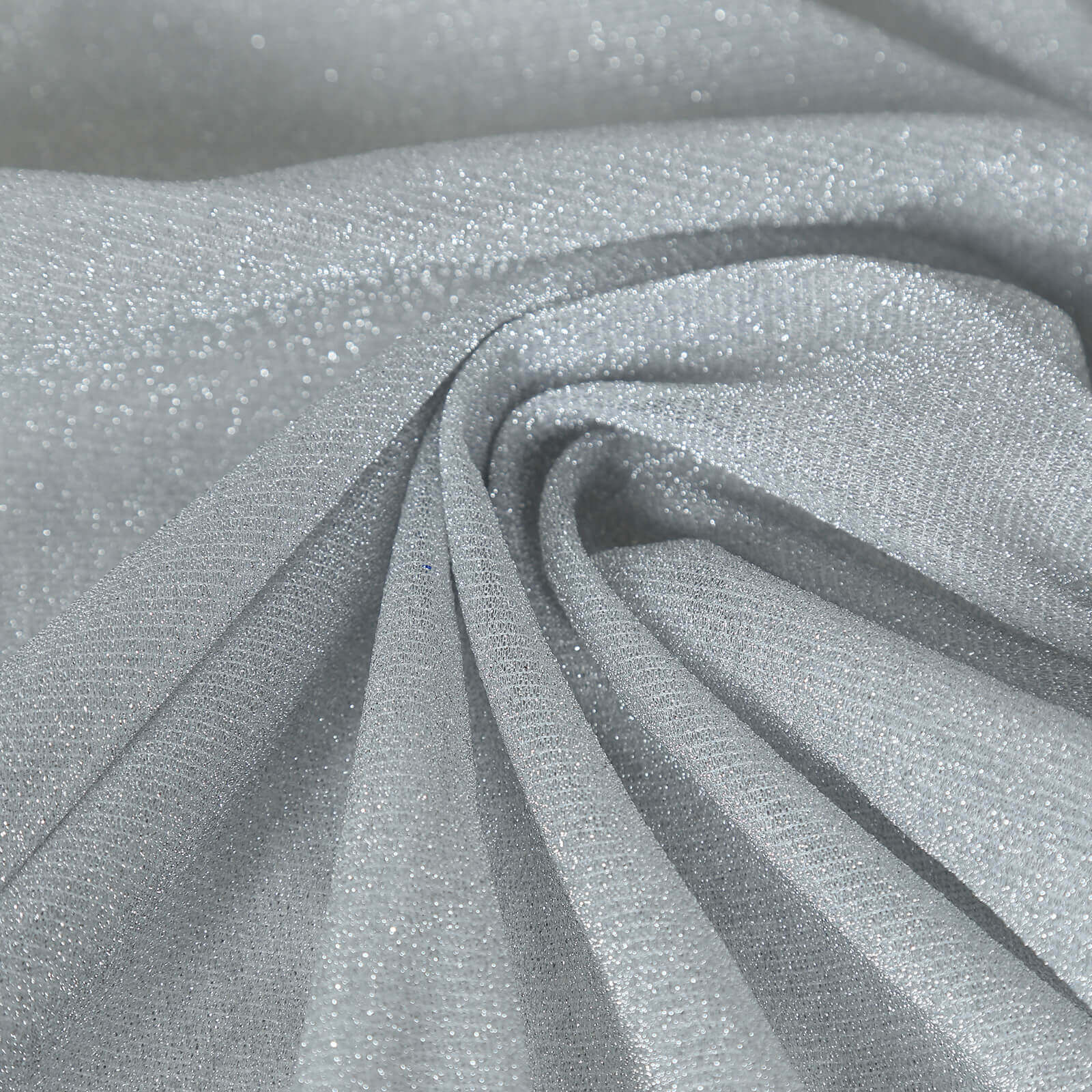 Glitter Gauze 27"x120" Table Runner Silver - Sparkling Reusable Sheer Table Linen - Bell Racket Store