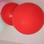 2 Pack 32" Large Matte Red Helium or Air Premium Latex Balloons