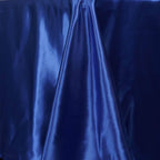 Satin Rectangular 90"x156" Tablecloth Royal Blue - Seamless Table Cover
