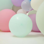 10 Pack 18" Matte Pastel Seafoam Helium or Air Latex Party Balloons