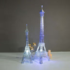 3.5ft Color Changing LED Metal Eiffel Tower Columns LED Lamp, Night Light Wedding Centerpiece