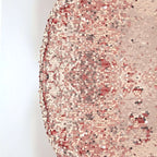 7.5ft Sparkly Rose Gold Double Sided Big Payette Sequin Wedding Arbor Cover, Round Fitted Backdrop Arch Cover