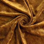 Gold Crushed Velvet Backdrop Curtain â€“ 5ft x 12ft Event Drape with Rod Pocket, Privacy Panel for Photo Booths & Events - Bell Racket Store