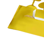 Gold Heart Chain Foil Fringe Curtain Party Backdrop, Metallic Gold Tinsel Streamer Party Decor - Door Window Foil Curtain - 3ftx6.5ft - Bell Racket Store