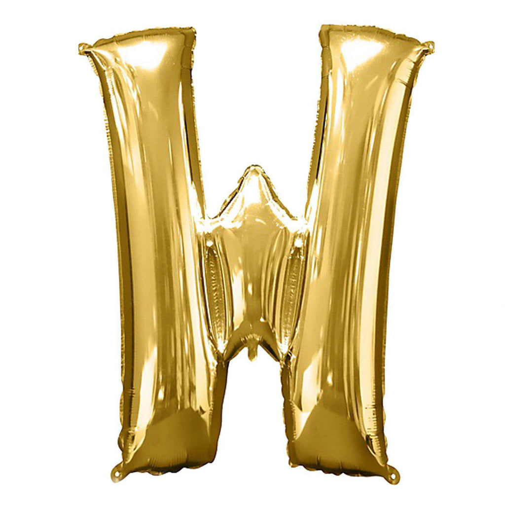 40inch Shiny Metallic Gold Mylar Foil Helium/Air Number and Letter Balloons
