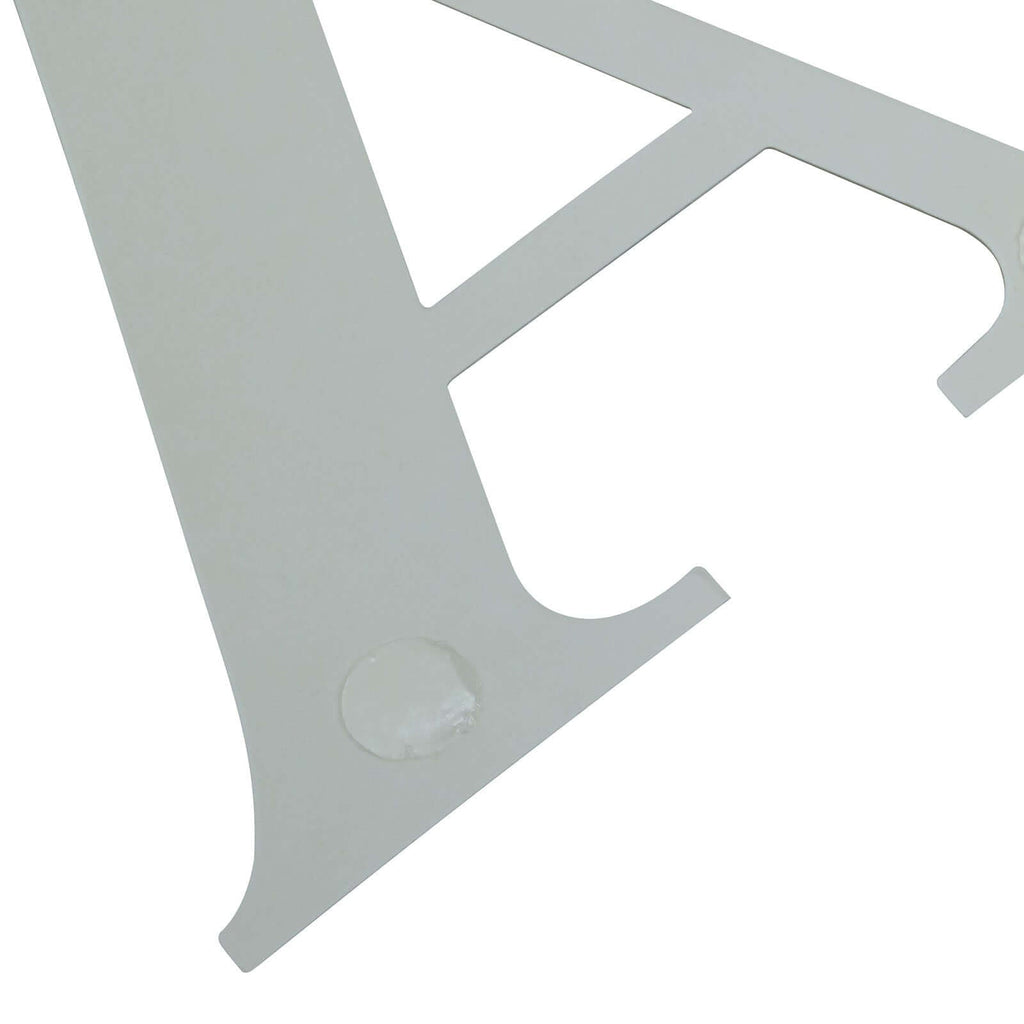 4 Pack 5" Metallic Gold Alphabet Stickers Banner, Customizable Stick on Gold Letters - G