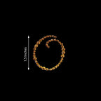 12 Pack 1.5" Gold Rhinestone Monogram Letter Jewel Sticker Self Adhesive DIY Diamond Decor - O