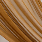 Gold Sheer Backdrop Drape â€“ 5ft x 14ft Wedding Arch & Ceiling Decor Panel, Wrinkle Free with Soft Shimmer - Bell Racket Store