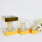 100 Yds 2" Gold Metallic Film Tape Adhesive, DIY Floral Wrap Craft Decor Tape - Polyester with Acrylic