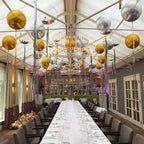 2 Pack 14" 4D Lavender Lilac Sphere Mylar Foil Helium or Air Balloons