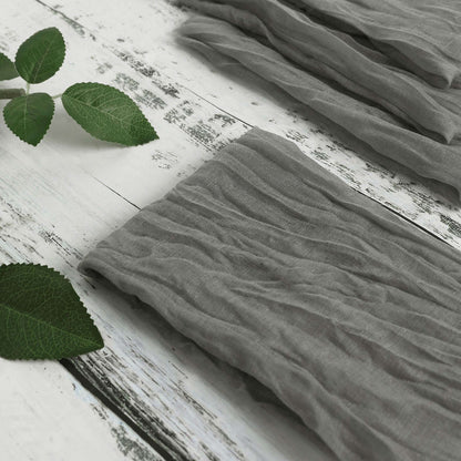 5 Pack Gauze Cheesecloth 24"x19" Napkins Gray Reusable Dinner Napkins