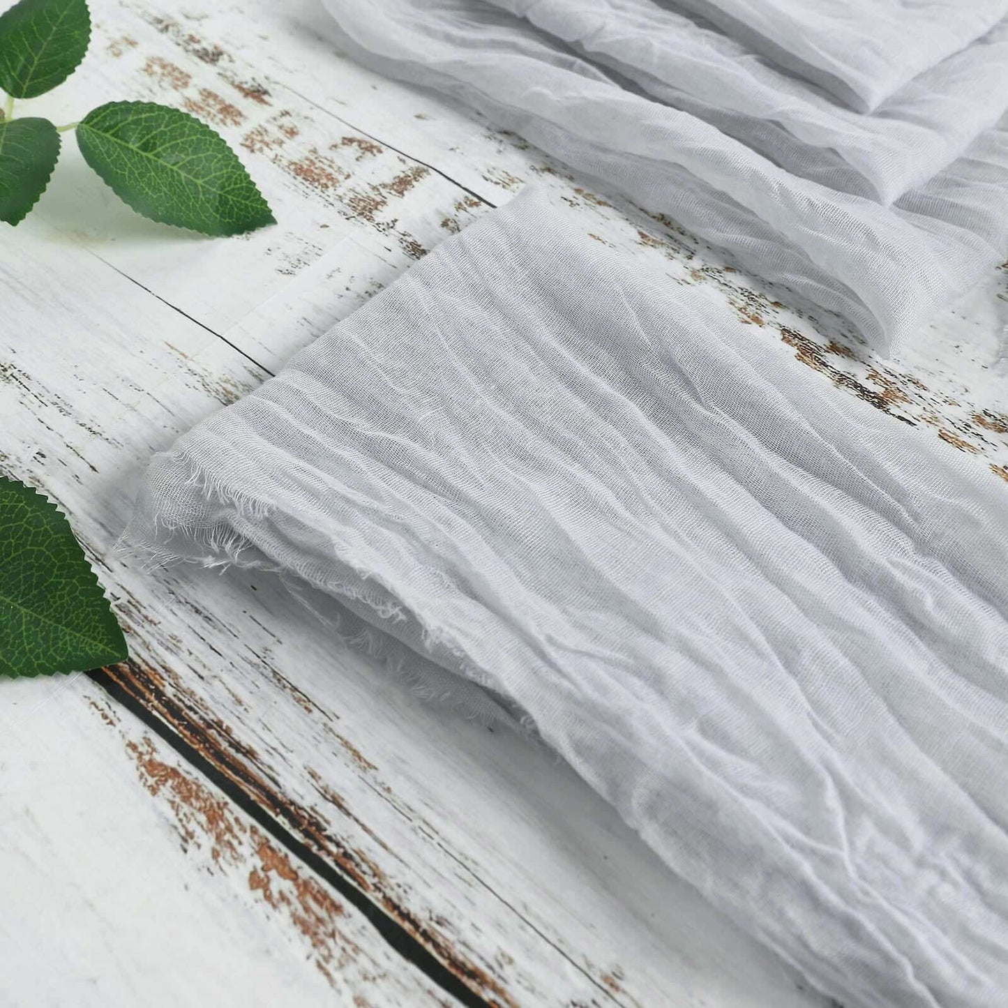 5 Pack Gauze Cheesecloth 24"x19" Napkins Silver Reusable Dinner Napkins